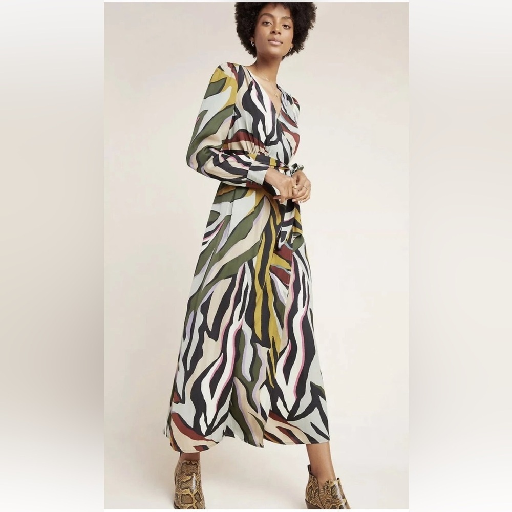NWOT Corey Lynn Calter Multicolor Abstract Maxi Dress